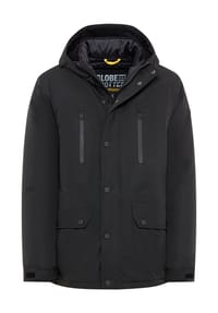 GLOBETROTTER - Doppeljacke, Stehkragen, für Herren - 2 BLACK