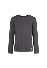 SHORT STORIES® - Schlafanzug-Oberteil, Logo-Patch, für Damen - 1974 STEEL GREY