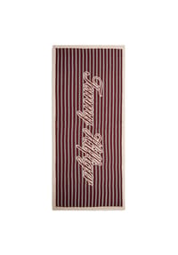 TOMMY HILFIGER - Schal Script, Fransen, für Damen - DY4  BLUE