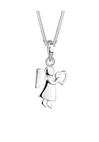 elli. - Halskette Engel Herz Talisman Symbol 925 Sterling Silber - Rosegold