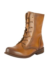Felmini - Leder Stiefelette - Grün