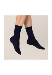 KUNERT - Socken Finest Cotton, Rippbündchen, für Damen - 0010  WHITE