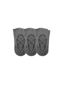 MUNADUNA - 3er-Pack Yoga-Zehensocken mit Doppelkreuz  - offene Zehen Zehensocken,Anti-Rutsch,Elastisch - Bunt Mix