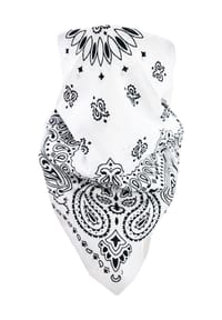 normani® - 3 Bandana Kopftuch - Beige/Schwarz