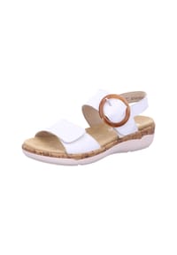 remonte® - Sandaletten, Leder, Wechselfußbett, für Damen - WEISS/WEISS