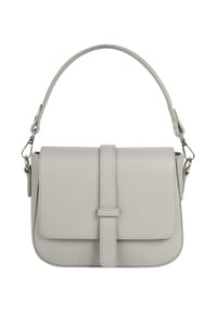 Samantha Look - Umhängetasche Echt Leder, Made In Italy - beige