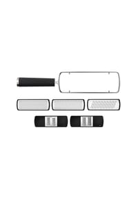 KAI - Michel Bras Reiben-Set mit 5 Wechselaufsätzen - silber