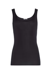 HANRO - Unterhemd / Tanktop Cotton Seamless - Schwarz