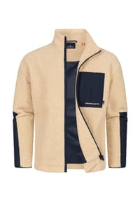 KRONSTADT - Übergangsjacke KSSteele teddy sweat - White Pepper