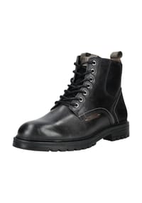 BULLBOXER - Leder/Textil Stiefelette - Schwarz/Grau