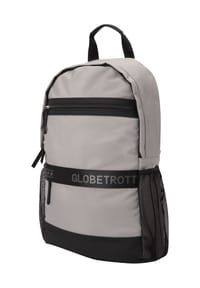 GLOBETROTTER - Rucksack, RFID-Schutz, Laptopfach - TAUPE/BLACK