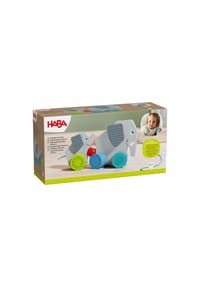 HABA - Nachziehspielzeug Ziehfigur Elefanten - 