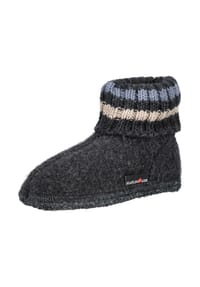 HAFLINGER - Wolle Stiefelette HÜTTENSCHUH PAUL - Graphit