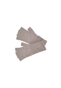 SEEBERGER - Strick Handschuh ohne Finger 19866-0 - amethyst