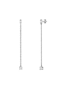 GLANZSTÜCKE MÜNCHEN - Damen Ohrringe aus 925/- Sterling Silber in Silber mit Zirkonia - silber