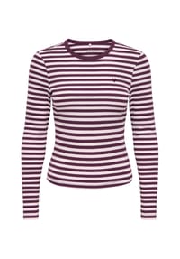 ONLY® - Langarmshirt, Stickerei, für Damen - 177912002 FIG/PAL