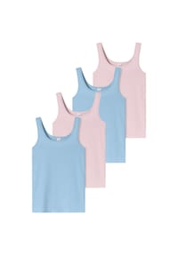 SCHIESSER - Unterhemd 955 - rosa,blau