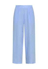 GALERIA - Leinenstoffhose, Gummibund, für Damen - BLUE