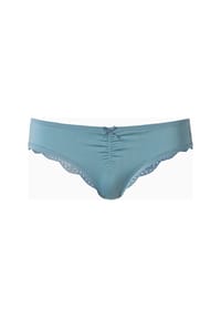 LASCANA - String, Mikrofaser, florale Spitze, für Damen - 1XBLACK