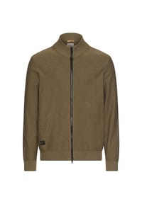 camel active - Strickjacke aus reiner Baumwolle - Asphalt