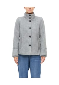 s.Oliver - Winterjacke, Stehkragen, für Damen - 97Q2  GREY/BLACK