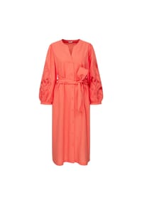 seidensticker - Hemdblusenkleid, Bindegürtel, für Damen - 44  44 LACHSPINK