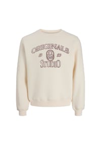 ORIGINALS by JACK & JONES - Pullover CHAMBERI Sweatshirt - ANTIQUE WHITE