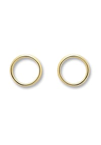 ONE ELEMENT Golden Grace - Kreis Ohrringe   Ohrstecker aus 333 Gelbgold - gold