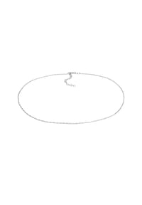elli. - Halskette Choker Basic Twisted Chain Gedreht Fein 925 Silber - Gold