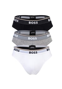 BOSS - Slip, 3er-Pack, Baumwolle, für Herren - 001 BLACK