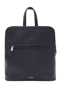 L.CREDI - MELANIE Cityrucksack, Magnetdruckknopf, Emblem, Damen - MARINE