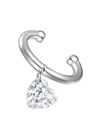 GLANZSTÜCKE MÜNCHEN - Damen Ohrringe aus 925/- Sterling Silber in Silber mit Topas - silber