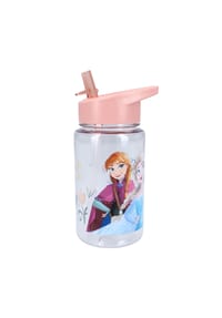 Disney - Disney Frozen II 450 ml Wasserflasche – KinderflascheGriff - Rosa 12 x 7 x 7 cm