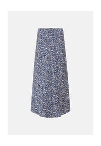 olsen - Rock mit Animal-Print - True Navy