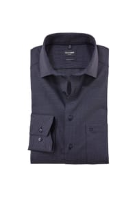 OLYMP - Businesshemd Luxor, Modern Fit, Langarm, Kent, für, Herren - 18 MARINE