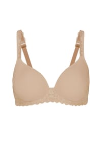 CALIDA - Damen Spacer-BH mit Bügel, Komfort Rücken Natural Comfort Lace - orchid petal