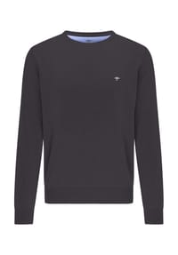 FYNCH-HATTON® - Pullover, Baumwolle, Rippbündchen, für Herren - 936  STEEL