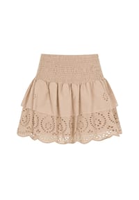 freshlions - Minirock Samantha im Stufen-Design - beige