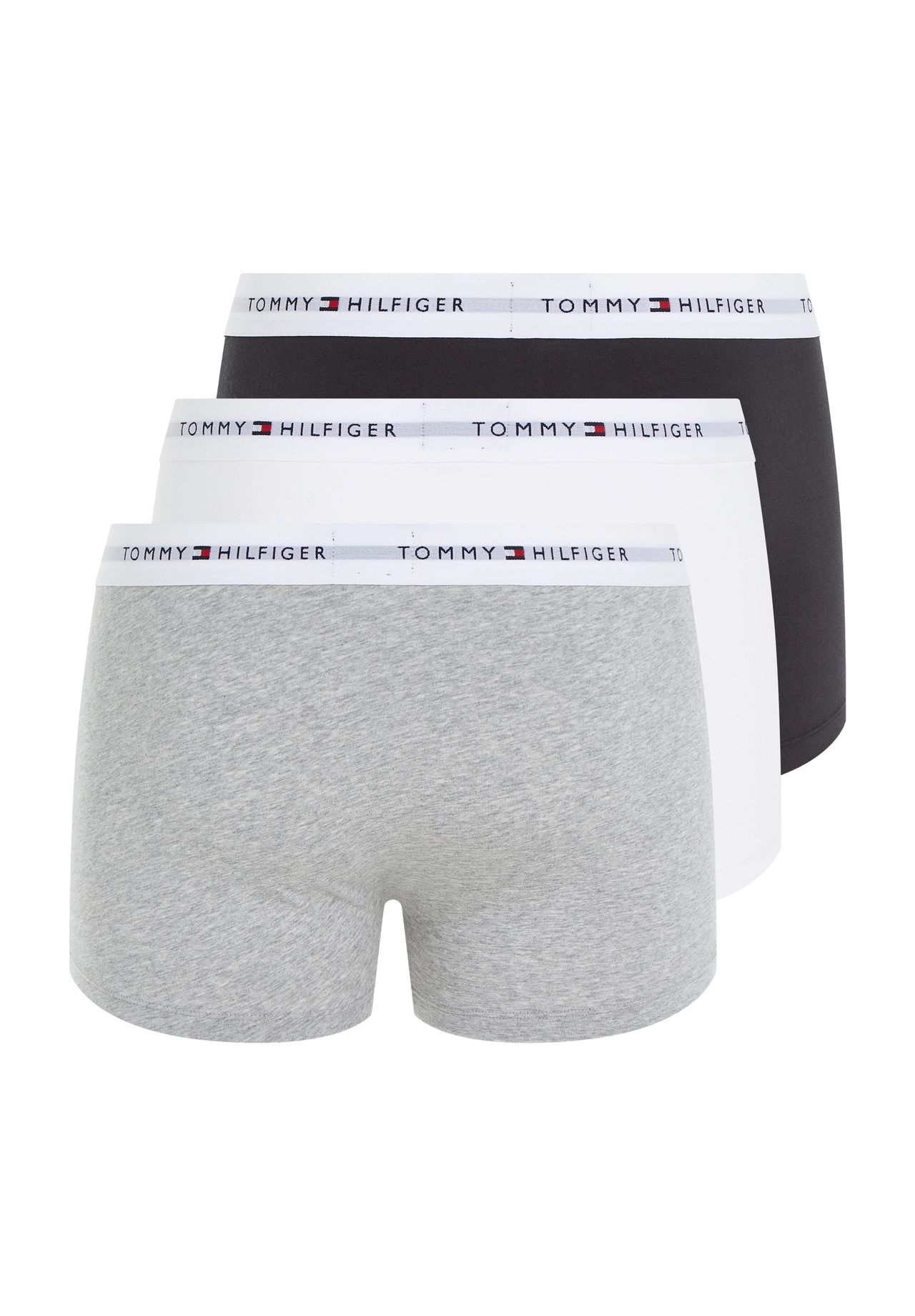 TOMMY HILFIGER Signature Cotton Essentials Pants, 3er-Pack, Logo 