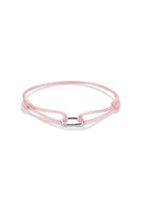 Thomas Sabo - Textilarmband pink Connect - silberfarben