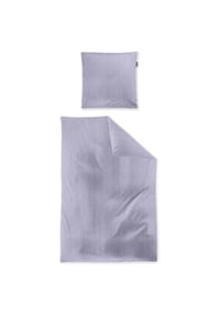 irisette® - Seersucker Bettwäsche Set Easy 8517 - 11 silber