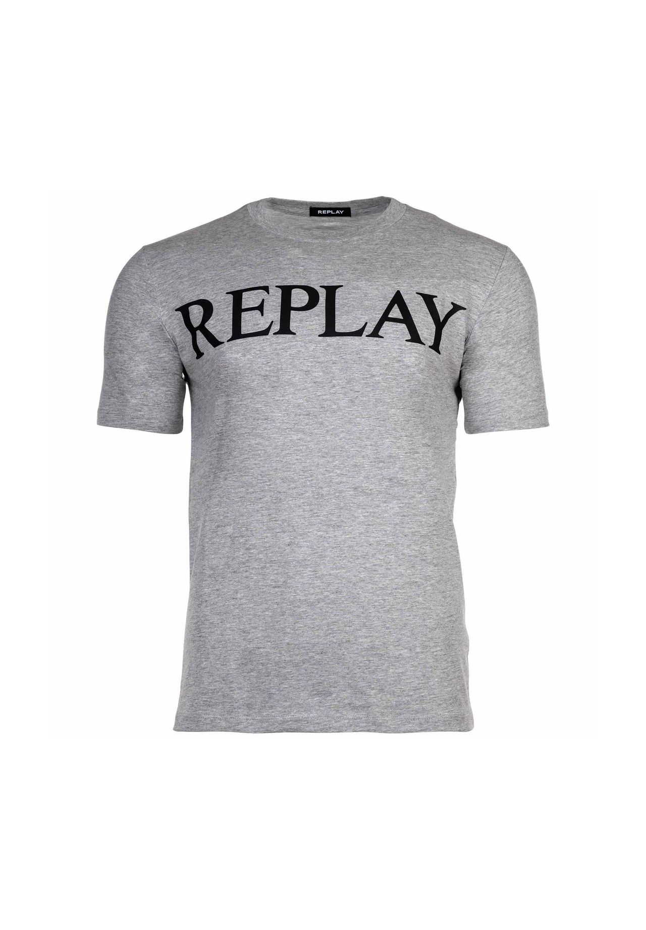 | Jersey - T-Shirt GALERIA Herren Baumwolle, REPLAY Logo, 1/2-Arm, Rundhals,