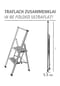 WENKO® Klapptrittleiter, Alu-Design, 2-stufig, rutschfest Bild 11