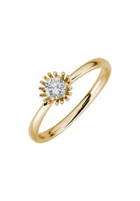 LYOMI - Ring 585/- Gold 1 Diamant Lab Grown 0,25ct. - gelb