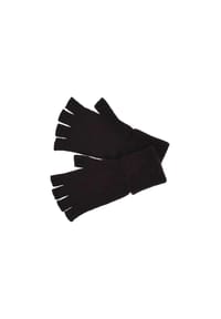 SEEBERGER - Fingerhandschuhe, Rippbündchen, für Damen - 10 BLACK