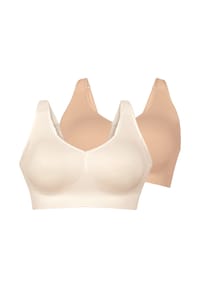 Anita - Bustier 2er Pack Lotta Prothesen BH - Creme / beige