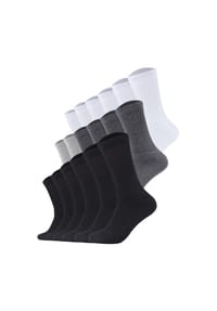 s.Oliver - Unisex Socken, 18er Pack - Essentials Tennis Socks, einfarbig - Grau