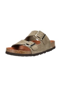 COSMOS® Comfort - Leder Pantoletten - Dunkelbraun