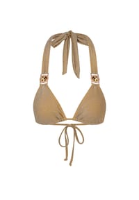 MODA MINX - Bikinioberteil Lumiere Amour Triangle mit tollem Steinbesatz - Candy Pink