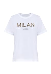 MANGUUN collection - MGC-433-26FS0512 Print S, WEIß/MILAN, XS - SCHWARZ/MILAN